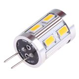  G4 5W 12 đèn LED 5730 SMD 2800-3200K Đèn LED ngô, AC / DC 10-26V (Trắng ấm) 