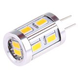  G4 5W 12 đèn LED 5730 SMD 2800-3200K Đèn LED ngô, AC / DC 10-26V (Trắng ấm) 