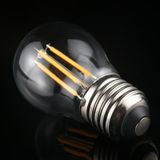  A60 E27 4W Warm White LED Bulb Lamp 