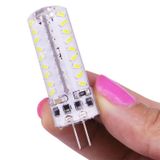  Bóng đèn ngô G4 3.5W 200-230LM, 72 LED SMD 3014, Độ sáng có thể điều chỉnh, AC 110V (Ánh sáng trắng) 