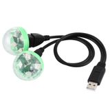  4W RGB 1 đến 2 USB LED pha lê Magic Ball Light 