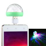  4W RGB USB LED pha lê Magic Ball Light với bộ chuyển đổi Micro USB 