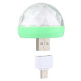  4W RGB USB LED pha lê Magic Ball Light với bộ chuyển đổi Micro USB 