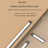  40cm Chính hãng Xiaomi Youpin YEELIGHT LED Smart Human Motion Sensor Light Bar Có thể sạc lại Tủ quần áo Đèn tường hành lang (Đen) 