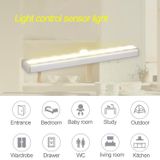  1.8W 10 LED Ánh sáng trắng Màn hình rộng Cảm biến cơ thể người thông minh Ánh sáng LED hành lang Đèn chiếu sáng tủ, Phiên bản sạc USB 