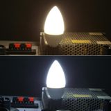  Bóng đèn LED ánh sáng trắng E14 7W 6500K AC 85-265V 