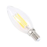  C35 E14 6W 4 bóng đèn LED 3000K Bóng đèn nến ngọn lửa LED cổ điển, AC 220v 