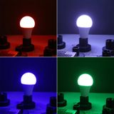  Đèn LED A60 E27 5W RGB 16 Màu với Điều khiển 24 nút 