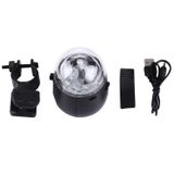  3W Mini 3ATM chống nước Đèn pha LED Magic Ball xoay, có Giá treo xe đạp 