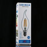  C35 E14 4W 4 LED 300 LM 6500K Bóng đèn LED dây tóc có thể thay đổi độ sáng Bóng đèn LED tiết kiệm năng lượng, AC 220V (Ánh sáng trắng) 