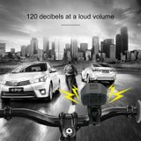  EOS450 5W 35LM XPG LED USB Sạc pin Điều khiển từ xa Chống nước Đèn pha xe đạp 