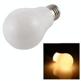 7W 500LM E27 2835 28LED Bóng đèn LED tiết kiệm năng lượng không nhấp nháy, Màu sáng: Trắng ấm, AC 85-265V 