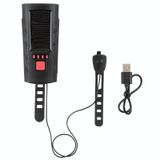  J-052 4 trong 1 Đèn hai hạt đèn năng lượng mặt trời có thể sạc lại với đèn báo năng lượng 