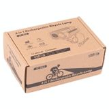  J-052 4 trong 1 Đèn hai hạt đèn năng lượng mặt trời có thể sạc lại với đèn báo năng lượng 