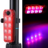  Đèn cảnh báo an toàn cho xe đạp QZ-W007 8 X SMD có thể sạc lại 