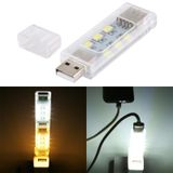  12 đèn LED Hai mặt có thể xếp chồng lên nhau Đèn USB (Ánh sáng trắng) 