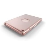  F8SM + Phiên bản máy tính xách tay Backlit đầy màu sắc Hợp kim nhôm Bàn phím Bluetooth Vỏ máy tính bảng cho iPad Mini 4 / Mini 5 (Vàng hồng) 