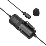  BOYA BY-M1 PRO Đa năng cắm 3.5mm Microphone Lavalier đa hướng, Chiều dài cáp: 6m (Đen) 