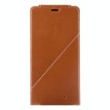  Bao da chính hãng lật dọc + Nắp lưng sạc tiêu chuẩn không dây QI cho Microsoft Lumia 950 XL (Nâu) 