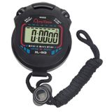  Đồng hồ bấm giờ trận đấu thể thao chuyên nghiệp Hẹn giờ hiển thị LCD cầm tay kỹ thuật số 