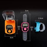  Máy đếm bước chân điện tử kỹ thuật số đa chức năng Calorie lành mạnh với kẹp eo, Bộ đếm nhẫn chất lượng cao với đèn LED, bộ đếm nhẫn đeo tay điện tử, giao màu ngẫu nhiên 