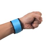  Đèn LED phát sáng Vòng tròn vỗ nhẹ ngoài trời Thể thao Vòng tay, Lớn, Kích thước: 35 * 4cm (Xanh lam) 