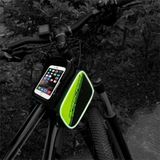  BaseCamp BC-301 Túi đựng điện thoại dành cho xe đạp Xe đạp leo núi Phía trước Khung trên cùng Tay lái Túi có cửa sổ trong suốt & tấm che nắng cho điện thoại thông minh 16 * 8cm trở xuống (Xanh lá cây) 