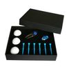  11 trong 1 6 Tees Golf + Dụng cụ Divot + Bộ Hộp quà 3 Quả bóng Golf (Xanh lam) 