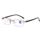  Kính viễn vọng chống tia xanh chống tia xanh không gọng Kính viễn thị, + 3,50D (Đen) 