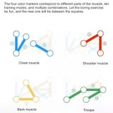  Chính hãng Xiaomi YUNMAI Mjia Yunmai Bảng hỗ trợ đẩy lên di động Hệ thống đào tạo Power Press Push Up Stands Dụng cụ tập thể dục 