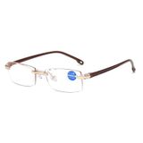  Kính viễn vọng chống tia xanh chống tia xanh không có gọng, + 1.00D (Nâu) 