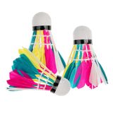  3 PCS Cầu lông đầy màu sắc, thích hợp cho giải trí gia đình 