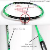 Vợt cầu lông bền REGAIL 8019 2 PCS Carbon cho người mới bắt đầu (Xanh lá cây) 
