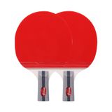  REGAIL 8020 2 trong 1 Tay cầm ngắn Penhold Ping Pong Vợt + Bộ bóng Ping Pong để luyện tập 