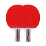  REGAIL 8020 2 trong 1 Tay cầm ngắn Penhold Ping Pong Vợt + Bộ bóng Ping Pong để luyện tập 