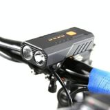  2 PCS USB có thể sạc lại Xe đạp Đèn trước Xe đạp Đèn (Ánh sáng trắng) 