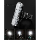  Đèn hậu LED có thể sạc lại USB cho xe đạp (Ánh sáng trắng) 