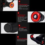  Đèn hậu cảm ứng phanh tự động cho xe đạp Antusi Q5 