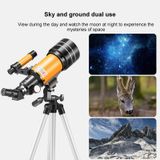  Kính viễn vọng thiên văn khúc xạ Stargazing độ nét cao (Đen vàng) 