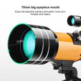  Kính viễn vọng thiên văn khúc xạ Stargazing độ nét cao (Đen vàng) 