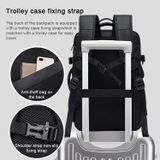  Ba lô doanh nhân BANGE Nam du lịch chống nước Túi đeo vai máy tính dung lượng lớn (Hồng) 