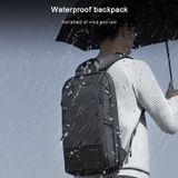  BANGE Thời trang Giản dị Nhẹ nhàng Túi vải Oxford Chống thấm Nước Du lịch Ngoài trời Nam Ba lô (Đen) 