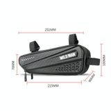  WILD MAN ES4 1.2L Túi đựng xe đạp cứng chống mưa Đường đi xe đạp Túi khung hình tam giác 