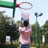  Lưới khung bóng rổ Polyester phiên bản thông thường (Trắng đỏ) 