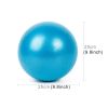  3 PCS Mini Yoga Pilates Ball chống nổ PVC Ball Balanced Fitness Fitness Practice Training with Straw, Diameter: 25cm (Blue) 