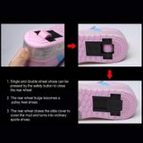  786 LED Light Siêu nhẹ có thể sạc lại Giày trượt patin đôi có thể sạc lại Giày thể thao, Kích thước: 37 (Hồng) 