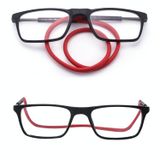  Kính viễn thị có dây đeo cổ có thể điều chỉnh chống tia xanh, + 3,00D (Đen) 