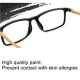  Gọng đen Bản lề lò xo chống mỏi & Kính viễn thị tia xanh, + 4,00D 