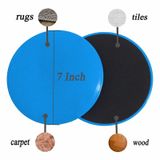  1 cặp Bài tập thể dục 17,8cm Tập cơ bụng Bài tập cơ bụng Đĩa trượt Đĩa trượt 