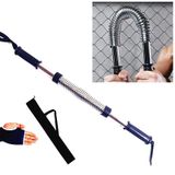  60kg Mạ điện Lò xo Tay nắm Thiết bị tập luyện sức mạnh cánh tay + Bảo vệ tay + Bộ túi lưu trữ (Trắng) 